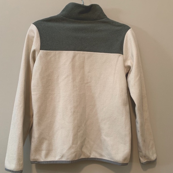 The North Face Pullover Girls Size L 14-16 Gray White Fleece Jacket - Picture 2 of 14